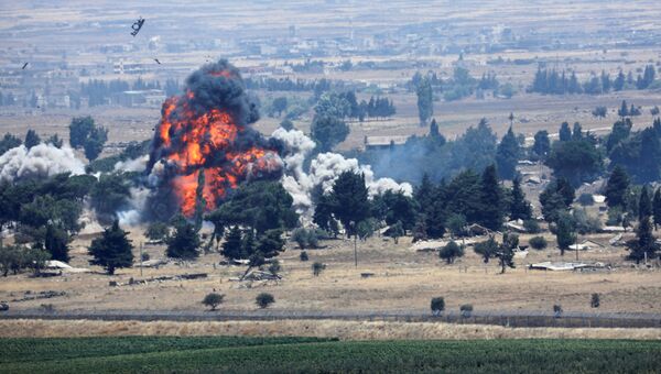 Взрыв в городе Эль-Кунейтра, Сирия. Архивное фото