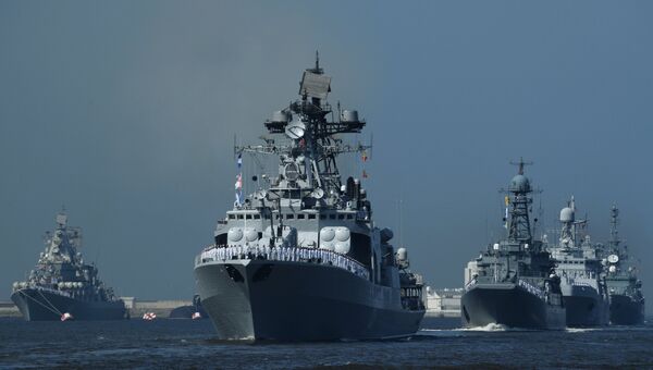 Российские боевые корабли. Архивное фото