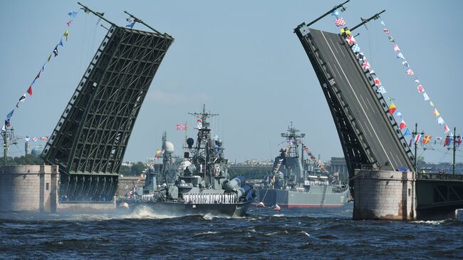 Главный военно-морской парад. Архивное фото