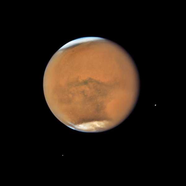 Марс снятый телескопом Хаббл