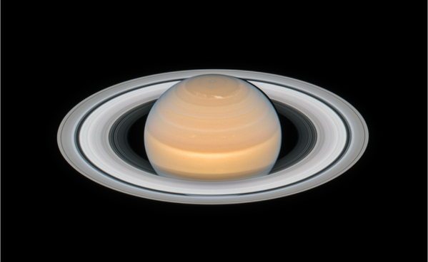 Планета Сатурн снятая телескопом Хаббл