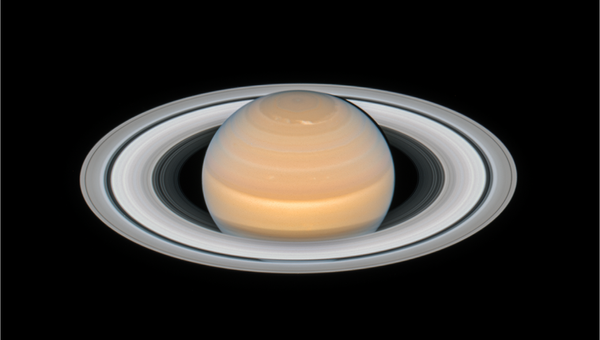 Планета Сатурн снятая телескопом Хаббл