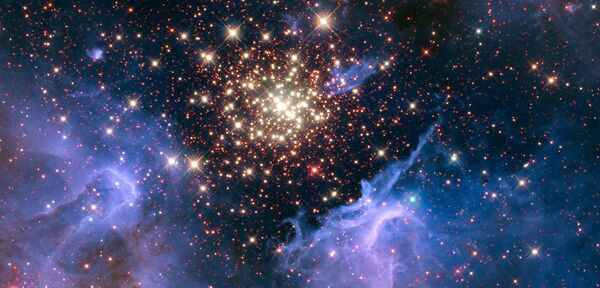 Фотография скопления звезд NGC 3603