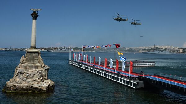 Празднование Дня ВМФ в Севастополе