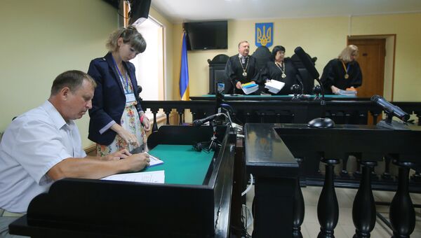 Зал апелляционного суда Херсонской области Украины. 30 июля 2018