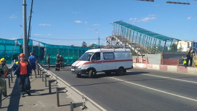 Последствия ДТП с участием КамАЗа на Ярославском шоссе возле Пушкино. 31 июля 2018