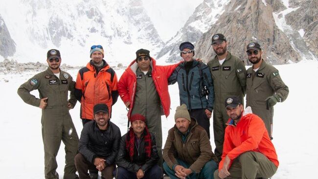 Операция по спасению российского альпиниста Александра Гукова в Пакистане. Архивное фото