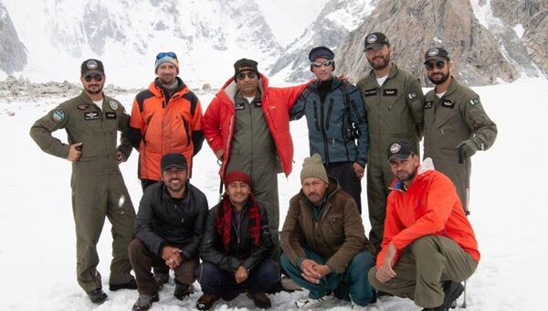Операция по спасению российского альпиниста Александра Гукова в Пакистане. Архивное фото