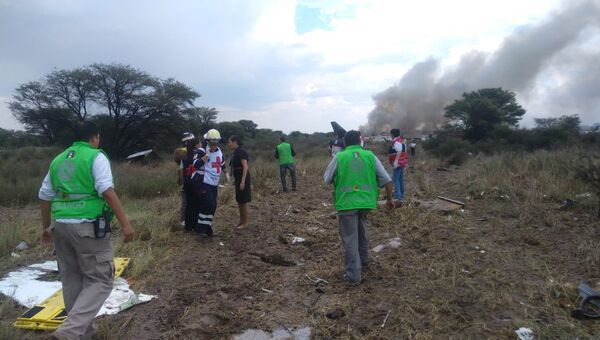 В Мексике потерпел крушение пассажирский самолет. 31.07.2018