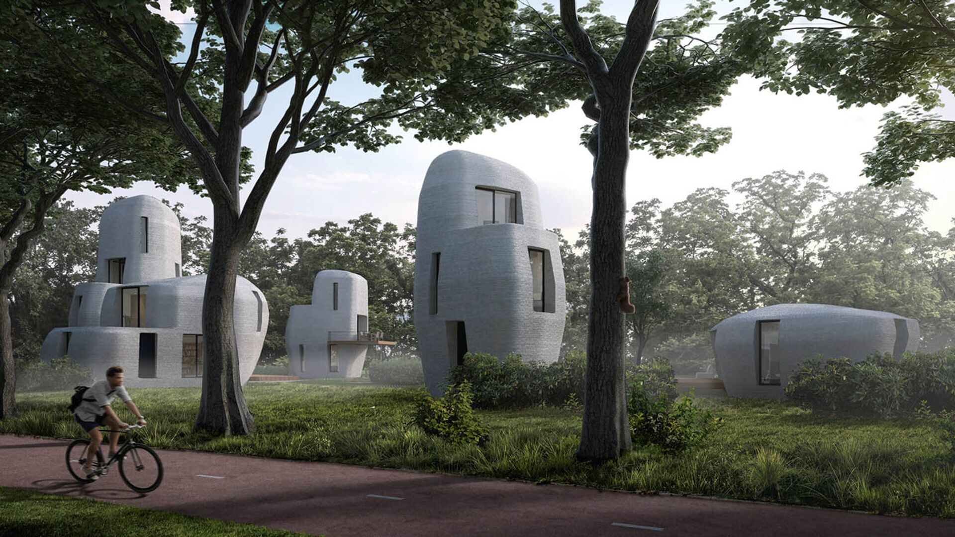 Проект квартала 3D-домов в Нидерландах - РИА Новости, 1920, 03.05.2021