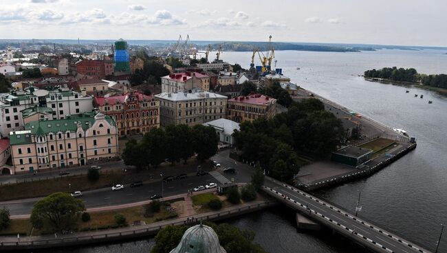 Город Выборг. Архивное фото