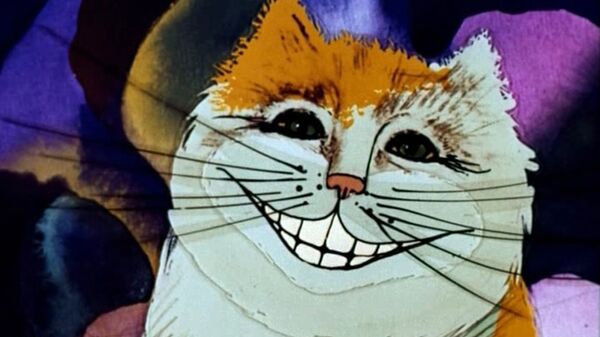 Чеширский кот из мультфильма Алиса в стране чудес