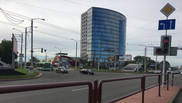 Бизнес-центр Omega Tower на проспекте Дзержинского в Минске, где расположен офис TUT.BY