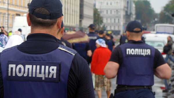 Сотрудники полиции в Киеве. Архивное фото