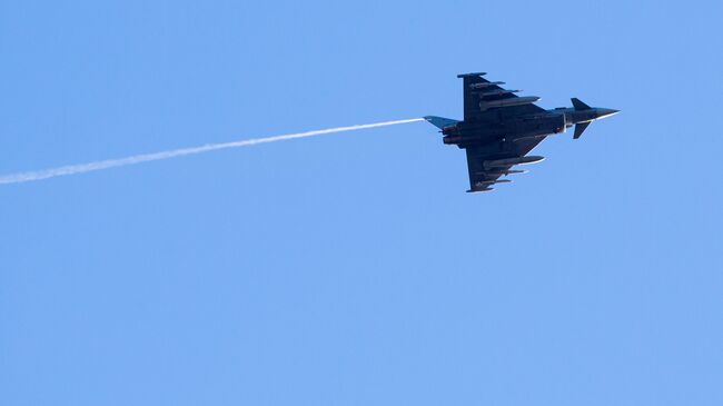 Испанский истребитель Eurofighter Typhoon. Архивное фото