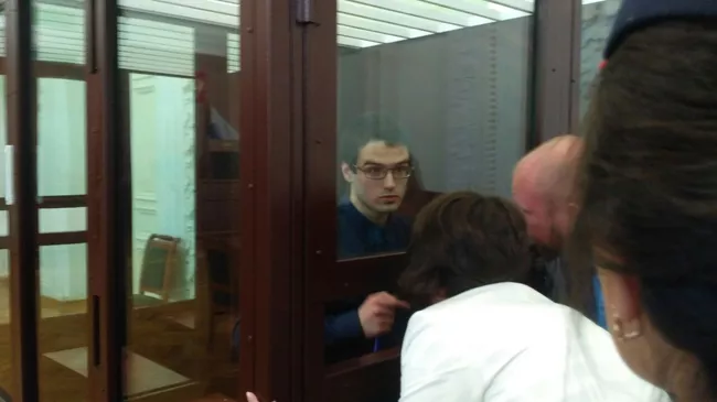 Рассмотрение дела сторонника  ИГ (запрещена в России)  Евгения Ефимова в Петербурге. 9 августа 2018
