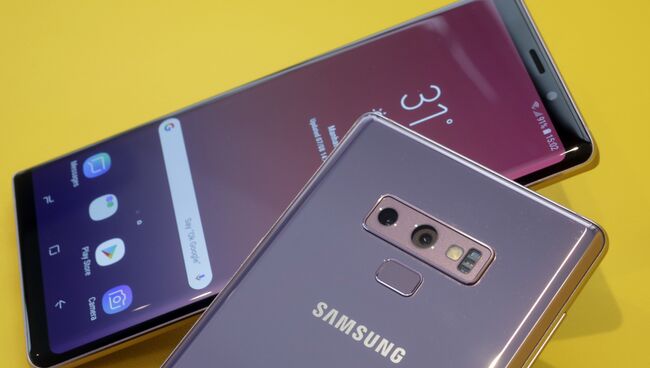 Samsung Galaxy Note 9. Архивное фото