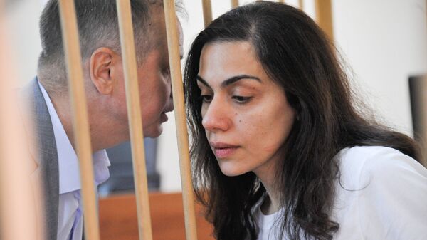 Ходатайство следствия о продлении ареста Карины Цуркан в Лефортовском суде