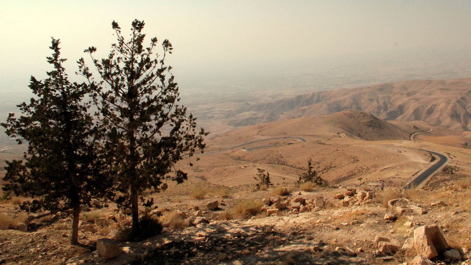 Вид на Иорданскую долину с горы Нево, Иордания - РИА Новости, 1920, 09.05.2022