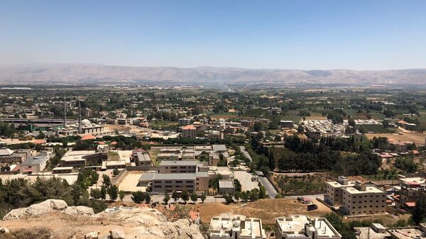 Долина Бекаа в Ливане, где размещены лагеря для сирийских беженцев