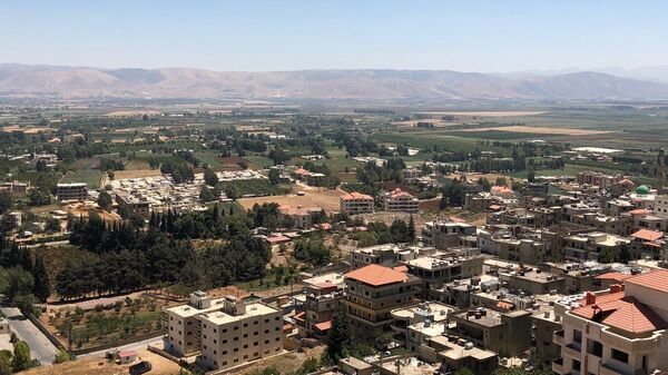 Долина Бекаа в Ливане, где размещены лагеря для сирийских беженцев. Архивное фото