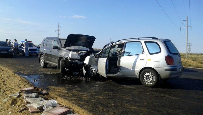 ДТП в Наримановском районе Асьраханской области. 14 августа 2018