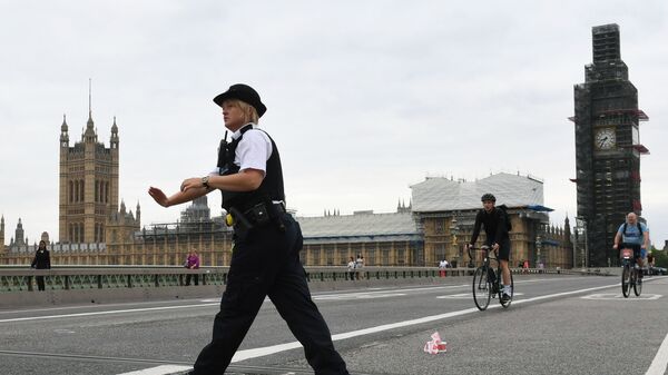 Сотрудник полиции в Лондоне
