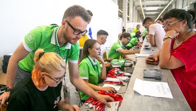 Волонтеры помогли в организации Чемпионата WorldSkills в Южно-Сахалинске