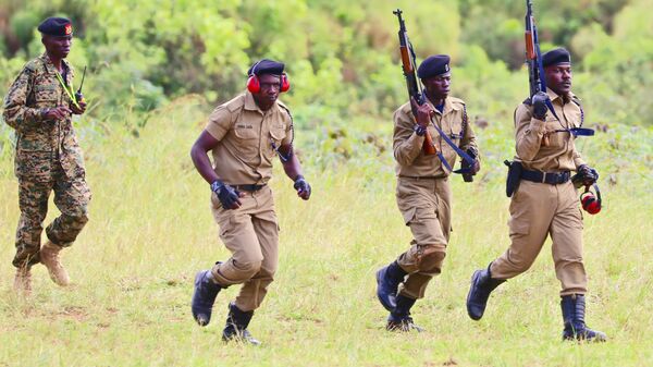 Сотрудники правоохранительных органов Уганды. Архивное фото