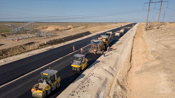 Строительство автомобильных подходов к мосту через Керченский пролив и автомобильной дороги федерального значения Таврида в Крыму