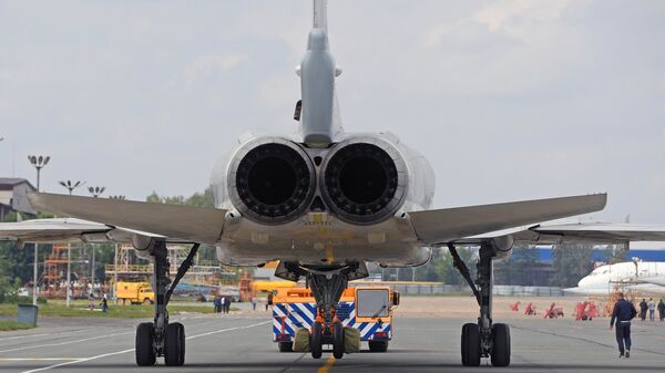 Выкатка для наземных и летных испытаний модернизированного бомбардировщика Ту-22М3М на Казанском авиационном заводе имени С.П. Горбунова