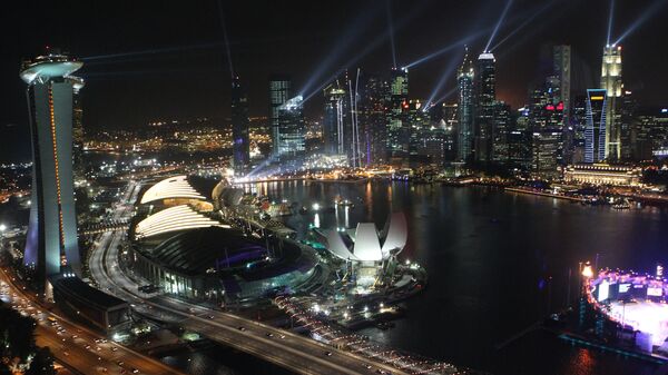 Вид на центральную часть Сингапура. Архивное фото