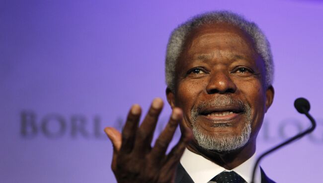 Бывший генеральный секретарь Организации объединённых наций Кофи Аннан. Архивное фото