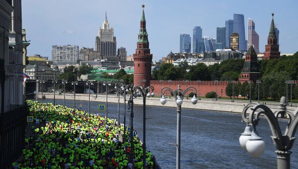 Благотворительный забег в Москве. Архивное фото
