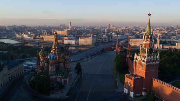Московский Кремль и храм Василия Блаженного
