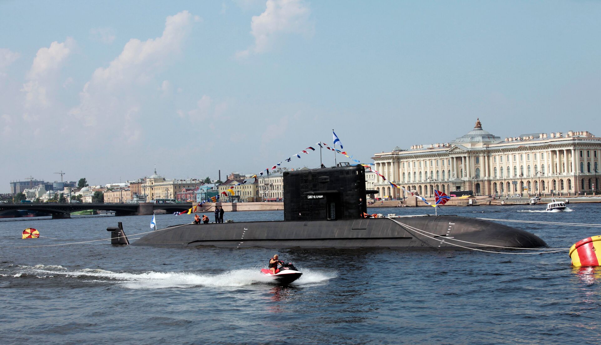 Прибытие в Петербург военных кораблей для участия в Дне ВМФ - РИА Новости, 1920, 24.02.2021