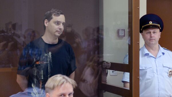 Подчиненный экс-заместителя директора ПАО РКК Энергия Алексея Белобородова Олег Пыльнов в Бабушкинском суде. 20 августа 2018