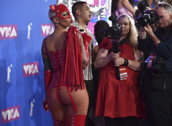 Американская актриса Эмбер Роуз на церемонии MTV Video Music Awards в Нью-Йорке