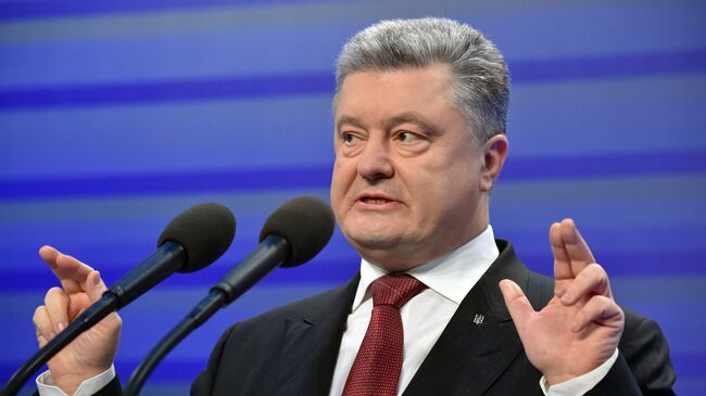 Президент Украины Петр Порошенко, архивное фото