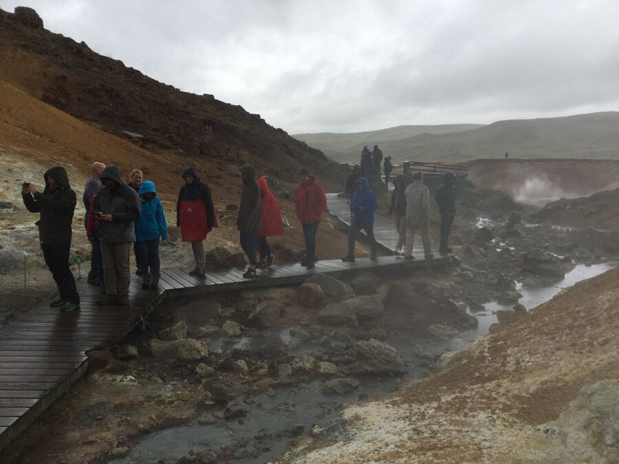 Геотермальные источники Селтун, Исландия 
