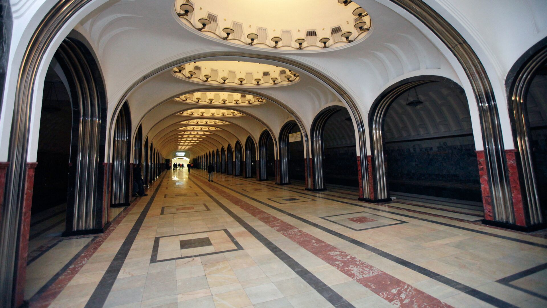 Станция московского метро Маяковская  - РИА Новости, 1920, 11.12.2022