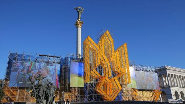 Подготовка к военному параду в честь Дня независимости Украины в Киеве