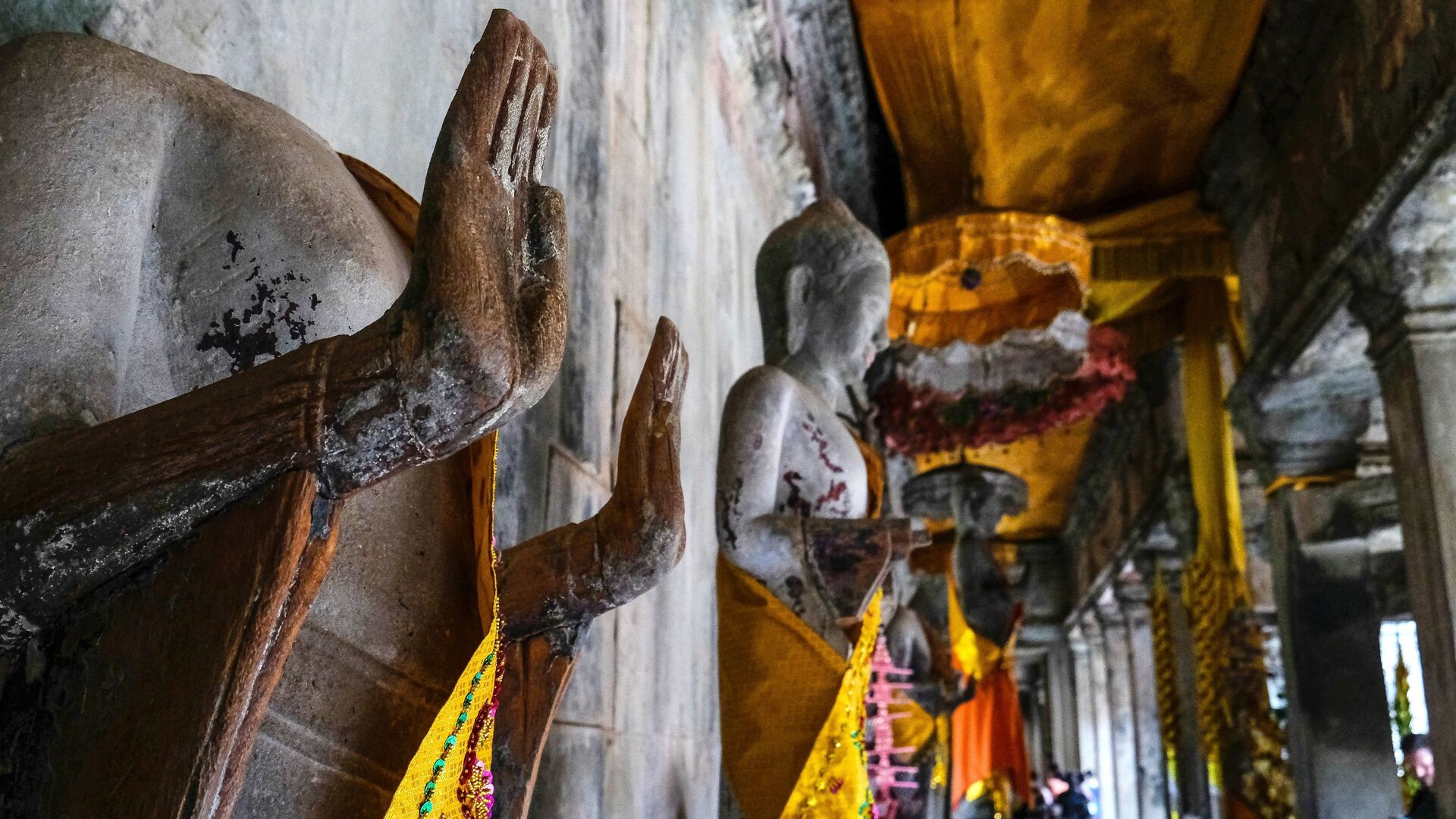Индуистский храмовый комплекс Ангкор-Ват в провинции Сиемреап в Камбодже - РИА Новости, 1920, 09.10.2020