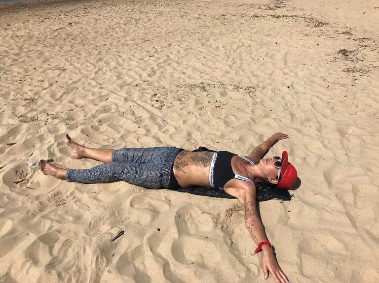 Ирина Хакамада в Латвии. Саулкрасты