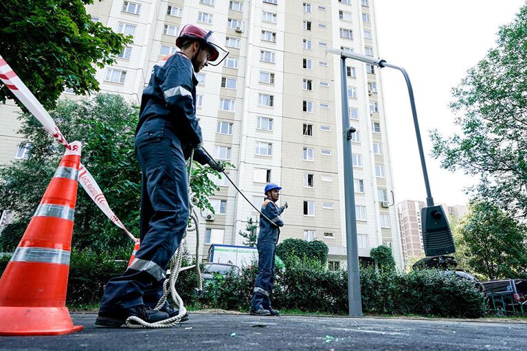 Складывающийся фонарь в Москве