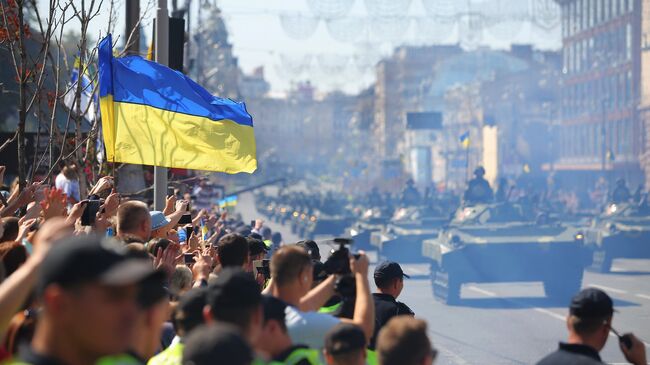 Военный парад в Киеве