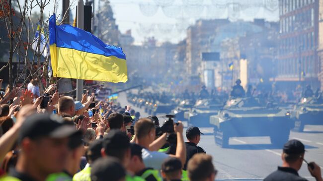 Военный парад в Киеве