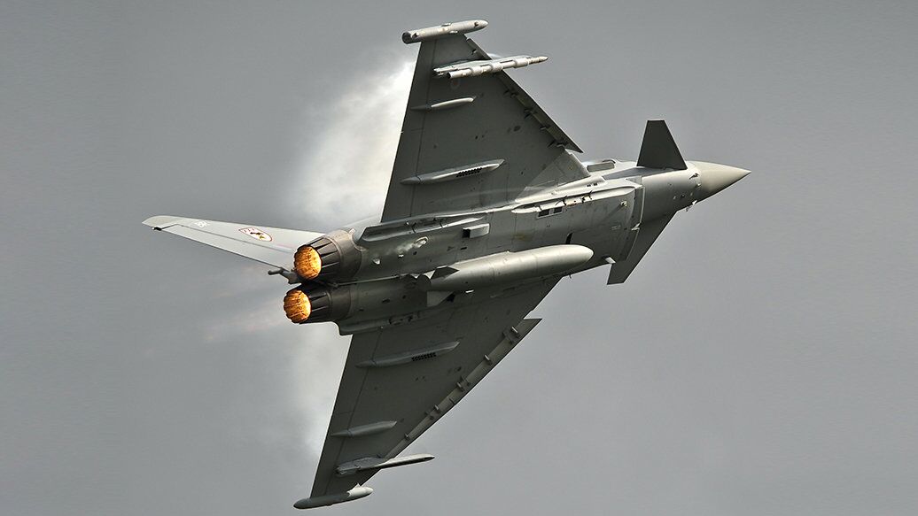 Истребитель Eurofighter Typhoon Королевских ВВС Великобритании - РИА Новости, 1920, 29.08.2022