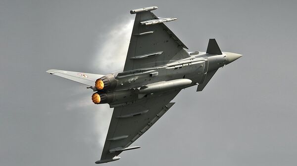 Истребитель Eurofighter Typhoon Королевских ВВС Великобритании