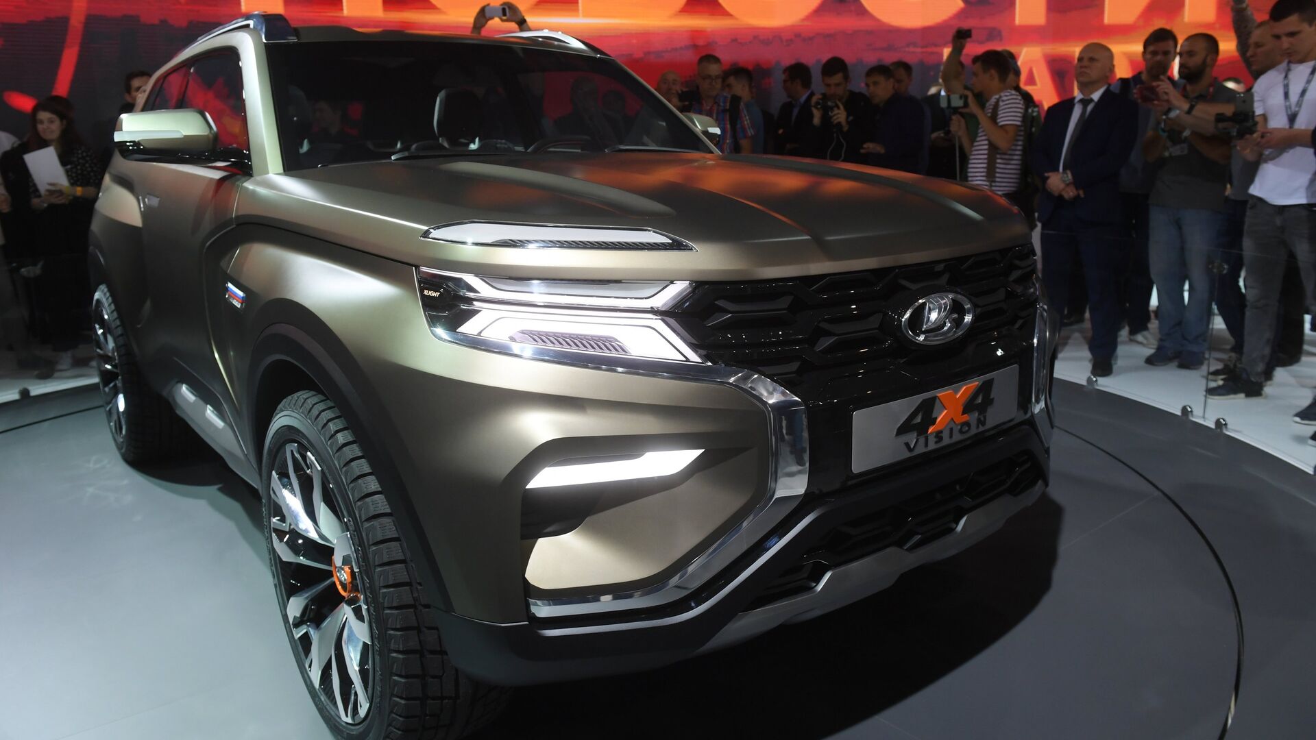 Автомобиль LADA 4x4 Vision на Московском международном автомобильном салоне 2018 - РИА Новости, 1920, 14.01.2021